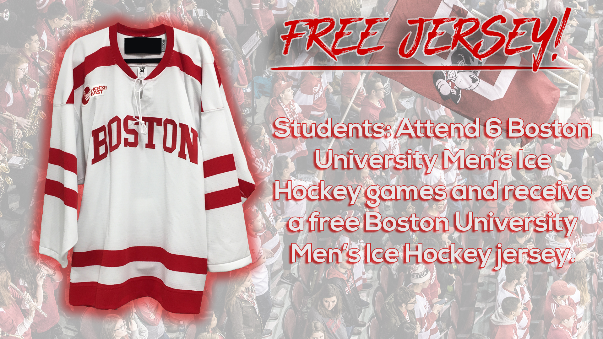 boston university hockey jersey for sale
