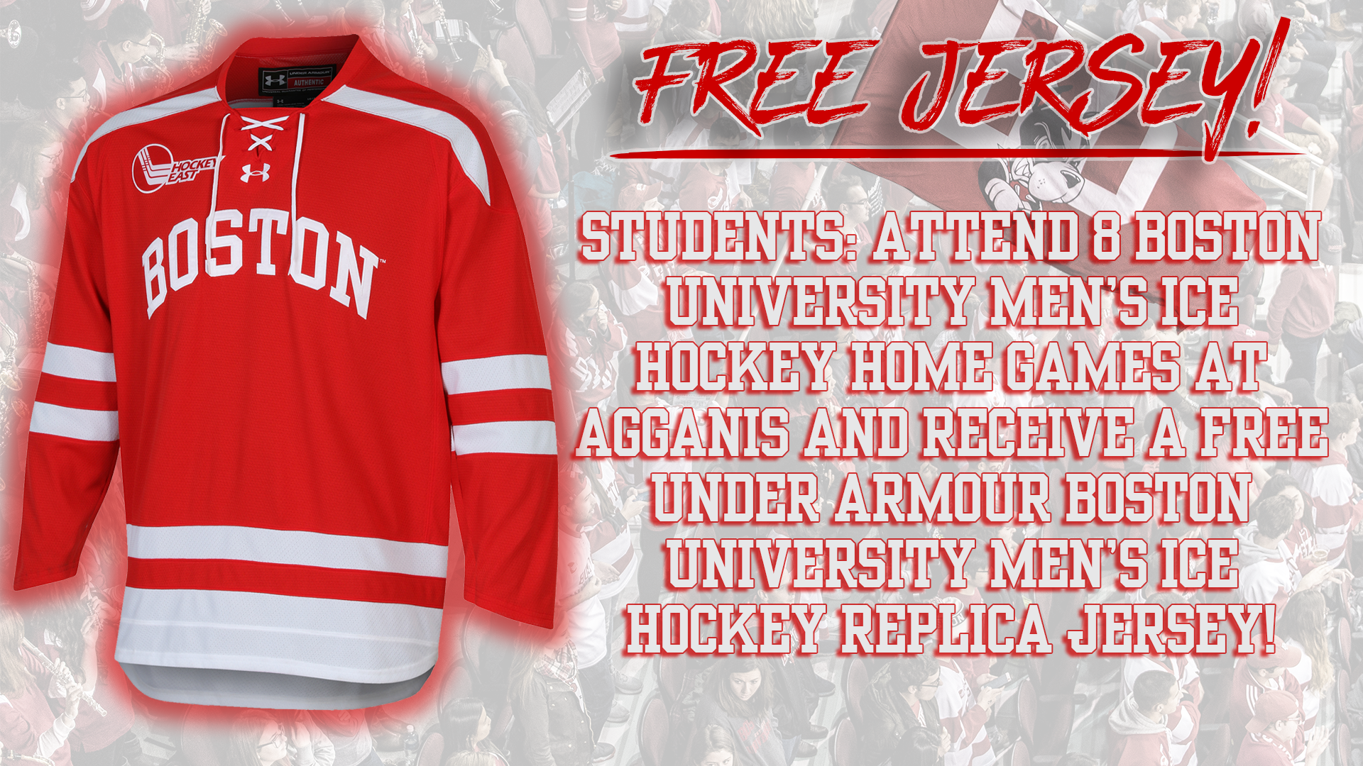 Free Student Jersey FAQs Agganis Arena